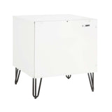 DUMBO 2.0 Nightstand in White and Rustic Grey by Manhattan Comfort at Eve Furniture