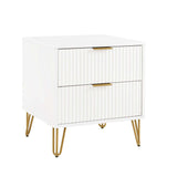 DUMBO 2.0 Nightstand in White by Manhattan Comfort at Eve Furniture