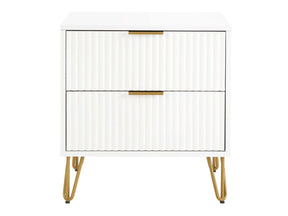 DUMBO 2.0 Nightstand in White by Manhattan Comfort at Eve Furniture