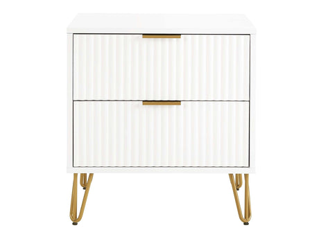 DUMBO 2.0 Nightstand in White by Manhattan Comfort at Eve Furniture