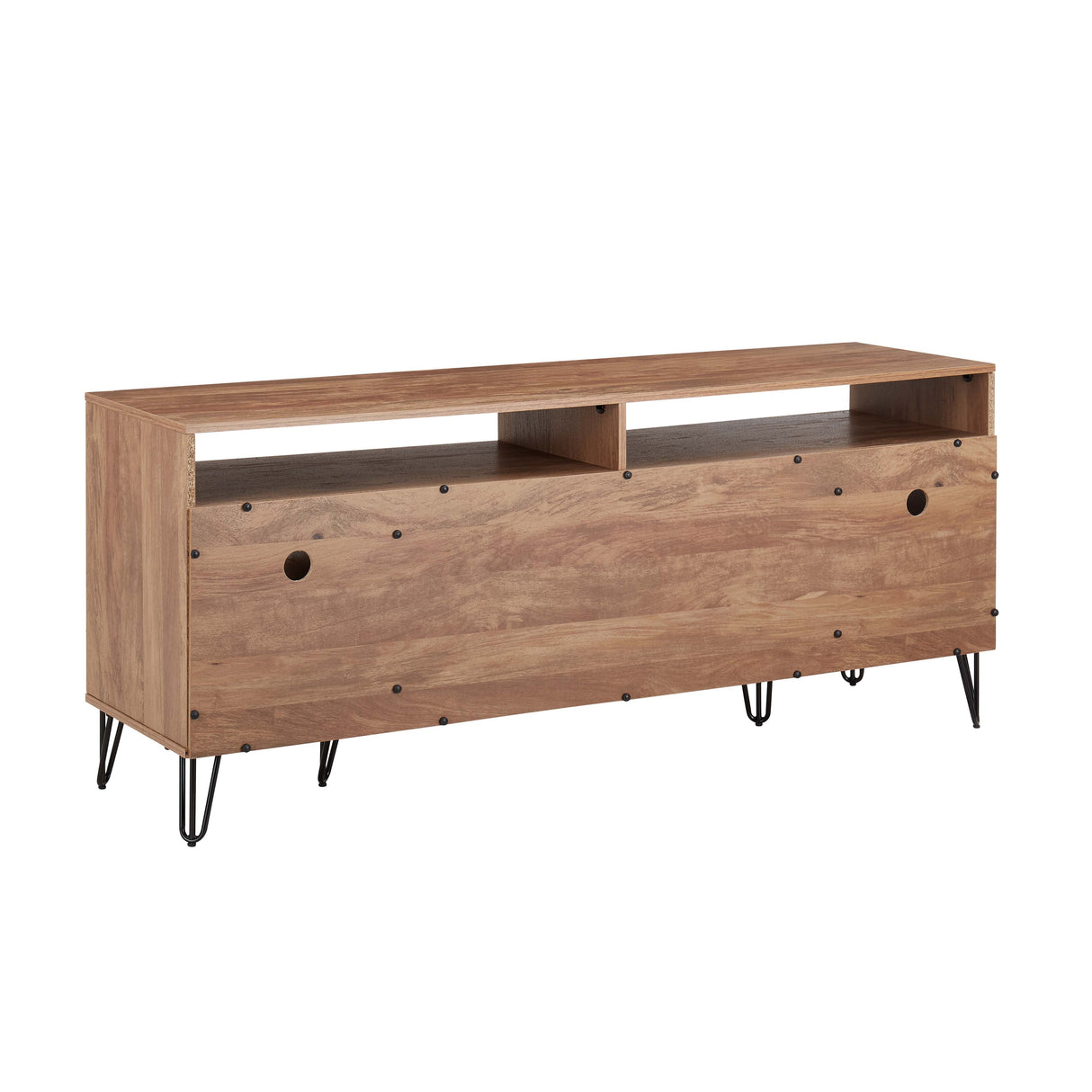 DUMBO 63" TV Stand in Golden Brown by Manhattan Comfort at Eve Furniture