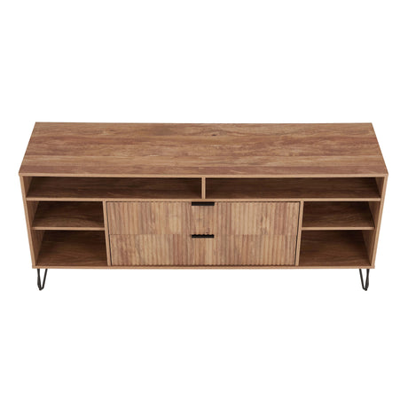 DUMBO 63" TV Stand in Golden Brown by Manhattan Comfort at Eve Furniture