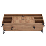 DUMBO 63" TV Stand in Golden Brown by Manhattan Comfort at Eve Furniture