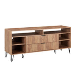 DUMBO 63" TV Stand in Golden Brown by Manhattan Comfort at Eve Furniture