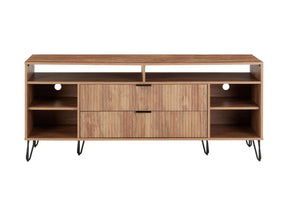 DUMBO 63" TV Stand in Golden Brown by Manhattan Comfort at Eve Furniture