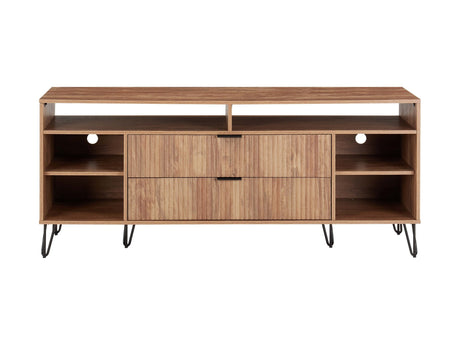 DUMBO 63" TV Stand in Golden Brown by Manhattan Comfort at Eve Furniture