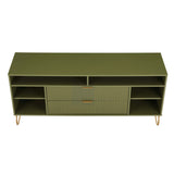 DUMBO 63" TV Stand in Olive Green by Manhattan Comfort at Eve Furniture