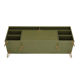 DUMBO 63" TV Stand in Olive Green by Manhattan Comfort at Eve Furniture