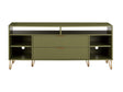 DUMBO 63" TV Stand in Olive Green by Manhattan Comfort at Eve Furniture
