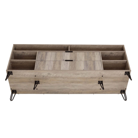 DUMBO 63" TV Stand in Rustic Grey by Manhattan Comfort at Eve Furniture