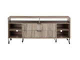 DUMBO 63" TV Stand in Rustic Grey by Manhattan Comfort at Eve Furniture