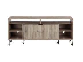 DUMBO 63" TV Stand in Rustic Grey by Manhattan Comfort at Eve Furniture