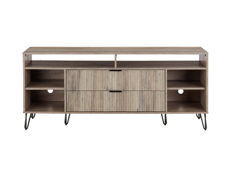 DUMBO 63" TV Stand in Rustic Grey by Manhattan Comfort at Eve Furniture