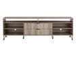 DUMBO 85" TV Stand in Golden Brown by Manhattan Comfort at Eve Furniture