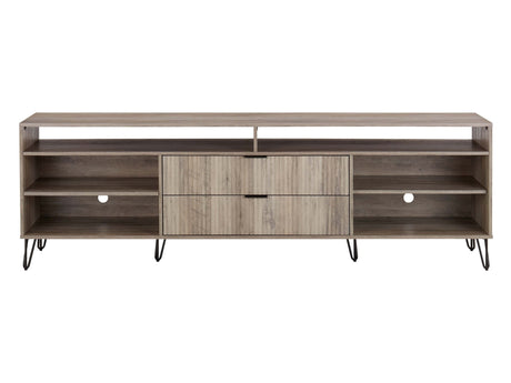 DUMBO 85" TV Stand in Golden Brown by Manhattan Comfort at Eve Furniture