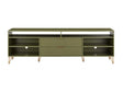 DUMBO 85" TV Stand in Olive Green by Manhattan Comfort at Eve Furniture