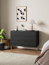 DUMBO Dresser in Black by Manhattan Comfort at Eve Furniture