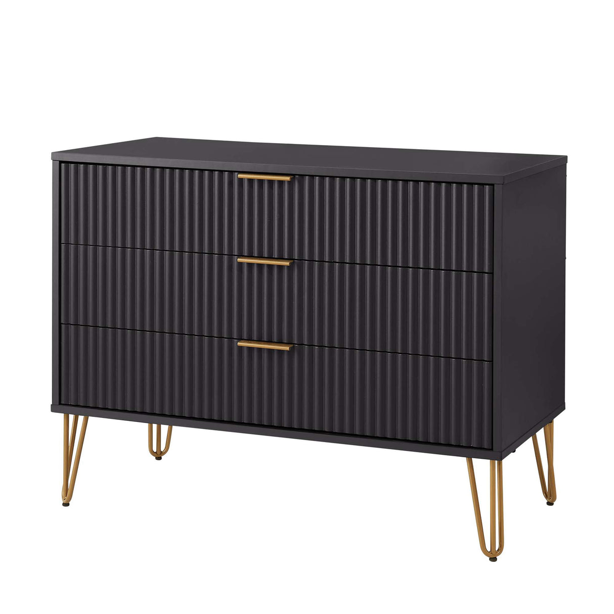DUMBO Dresser in Black by Manhattan Comfort at Eve Furniture