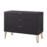 DUMBO Dresser in Black by Manhattan Comfort at Eve Furniture