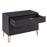 DUMBO Dresser in Black by Manhattan Comfort at Eve Furniture
