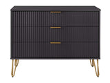 DUMBO Dresser in Black by Manhattan Comfort at Eve Furniture
