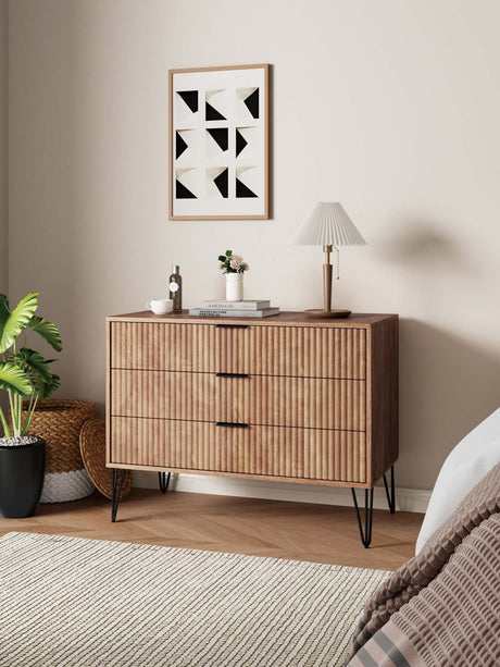 DUMBO Dresser in Golden Brown by Manhattan Comfort at Eve Furniture