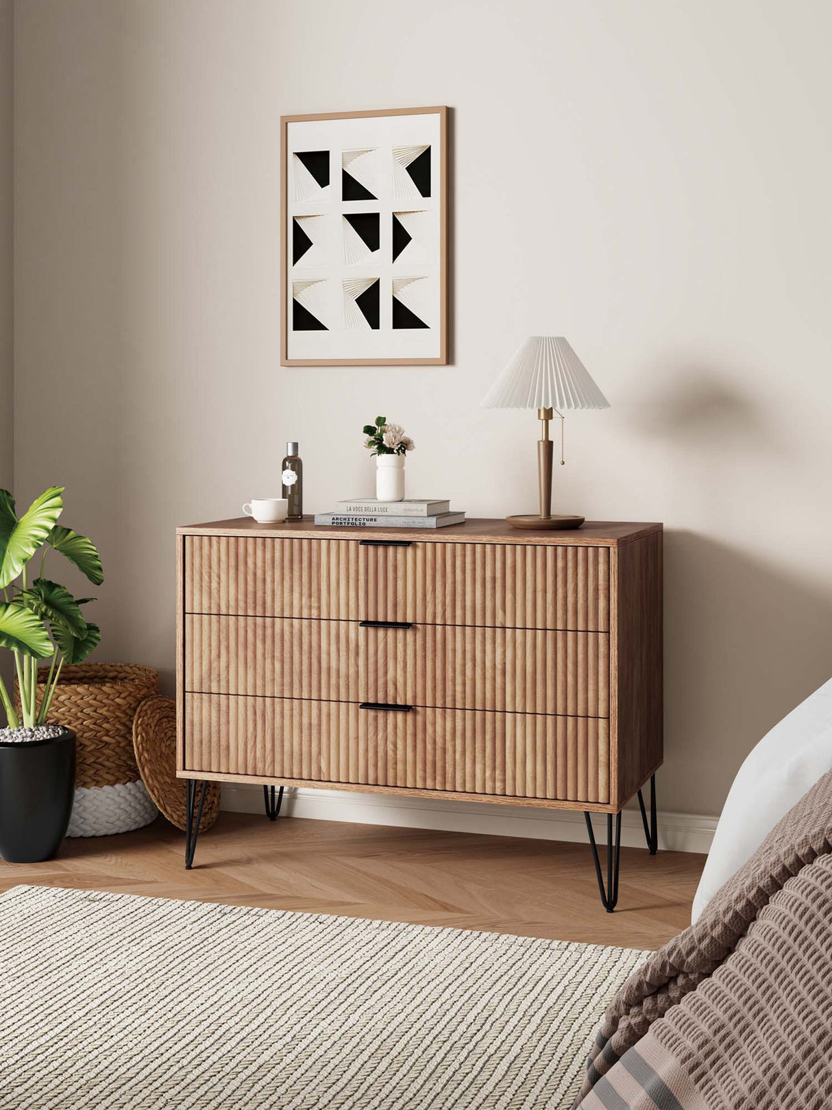 DUMBO Dresser in Golden Brown by Manhattan Comfort at Eve Furniture