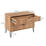 DUMBO Dresser in Golden Brown by Manhattan Comfort at Eve Furniture