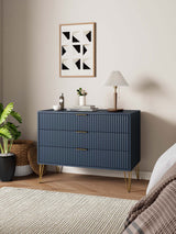 DUMBO Dresser in Midnight Blue by Manhattan Comfort at Eve Furniture
