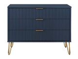 DUMBO Dresser in Midnight Blue by Manhattan Comfort at Eve Furniture