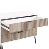 DUMBO Dresser in White and Grey by Manhattan Comfort at Eve Furniture