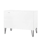 DUMBO Dresser in White and Grey by Manhattan Comfort at Eve Furniture