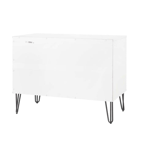 DUMBO Dresser in White and Grey by Manhattan Comfort at Eve Furniture