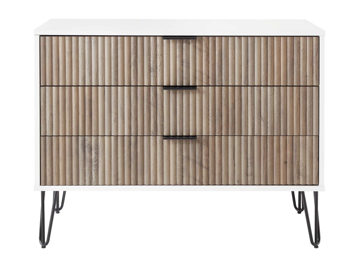 DUMBO Dresser in White and Grey by Manhattan Comfort at Eve Furniture