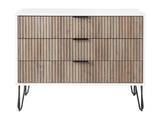 DUMBO Dresser in White and Grey by Manhattan Comfort at Eve Furniture