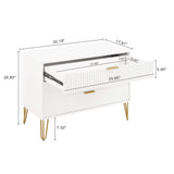 DUMBO Dresser in White by Manhattan Comfort at Eve Furniture