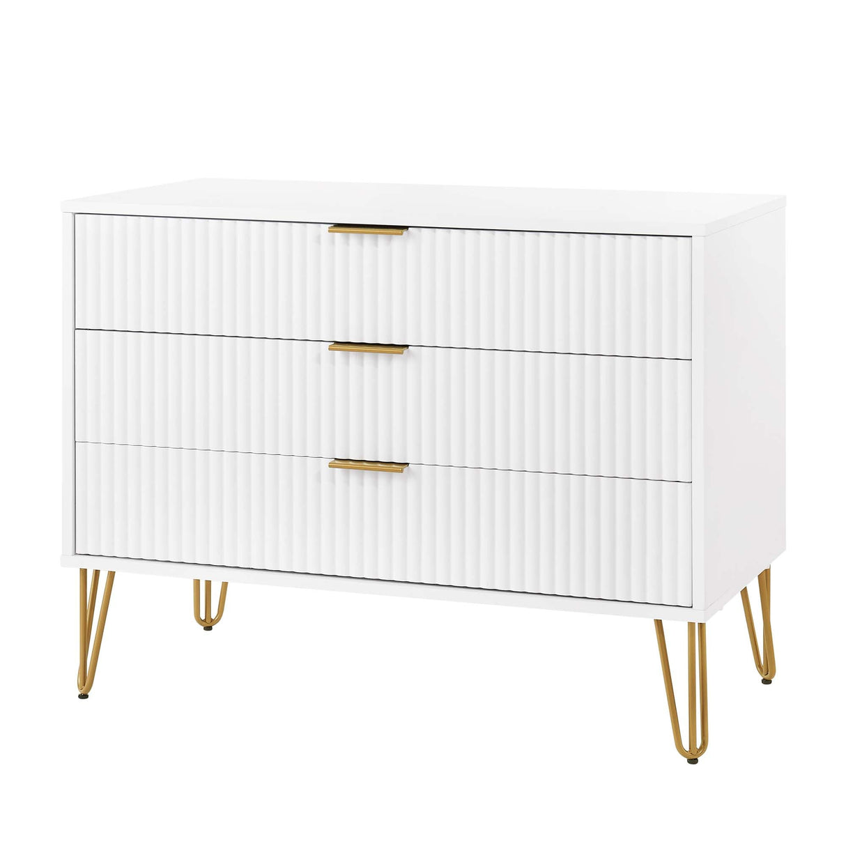 DUMBO Dresser in White by Manhattan Comfort at Eve Furniture