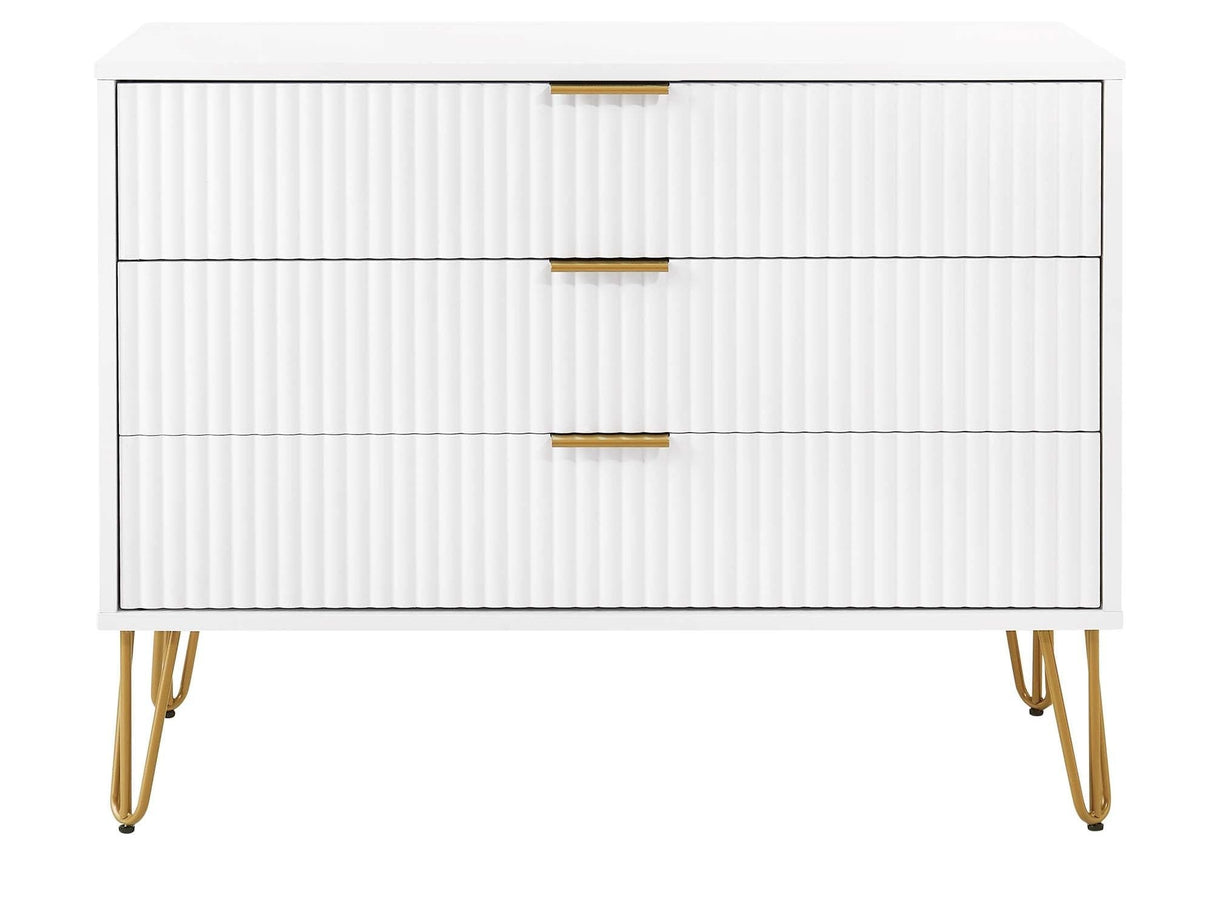 DUMBO Dresser in White by Manhattan Comfort at Eve Furniture