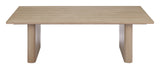 Duna Natural Outdoor Coffee Table by Zuomod at Eve Furniture