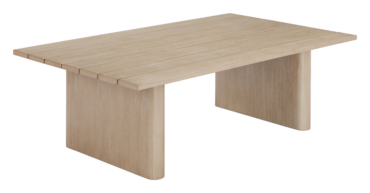 Duna Natural Outdoor Coffee Table by Zuomod at Eve Furniture