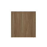 Duncan 70" TV Stand in Maple and Off White by Manhattan Comfort at Eve Furniture
