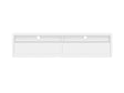 Duncan 70" TV Stand in White by Manhattan Comfort at Eve Furniture