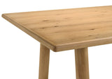 Duncan Washed Oak 7-piece Rectangular Wood Dining Table Set by Coaster at Eve Furniture