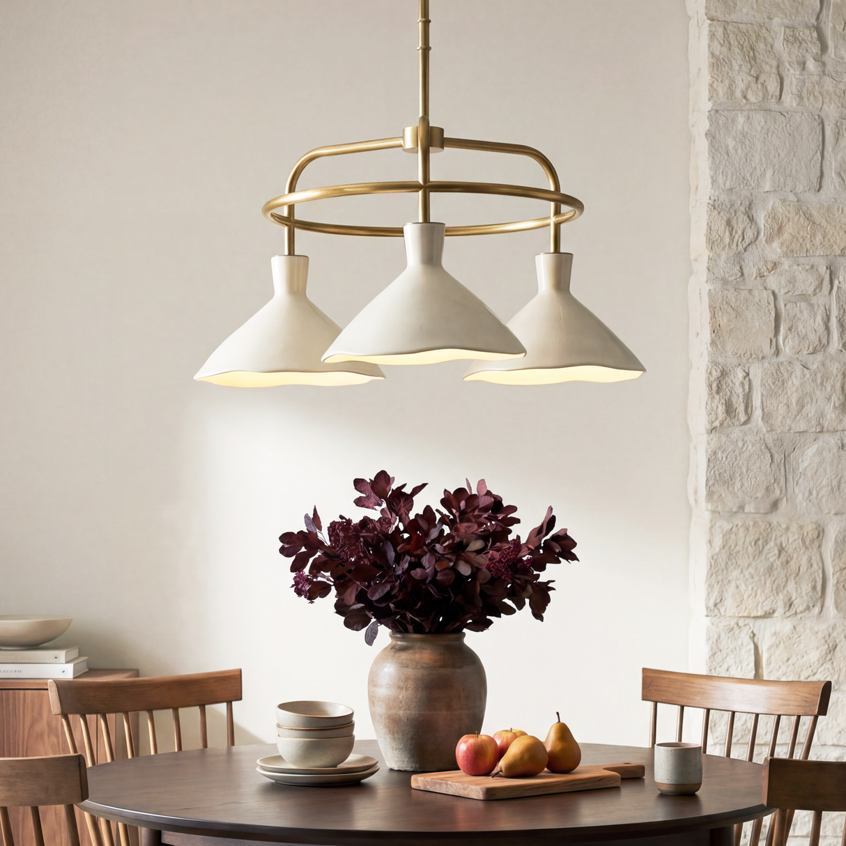 Dune 3-Light Chandelier by Co.House Designs at Eve Furniture