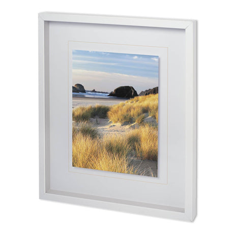 DUNE GRASS & BEACH II by DENNIS FRATES a Framed Photo Art Print Matted under Glass by Mercana at Eve Furniture