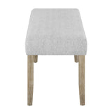Dune Light Gray Genuine Marble Dining Set by Crown Mark at Eve Furniture