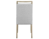 Dune Light Gray Genuine Marble Dining Set by Crown Mark at Eve Furniture