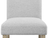 Dune Light Gray Genuine Marble Dining Set by Crown Mark at Eve Furniture