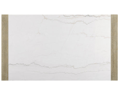 Dune Light Gray Genuine Marble Dining Table by Crown Mark at Eve Furniture