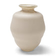 Dune Matte White Glass Vase by Mercana at Eve Furniture